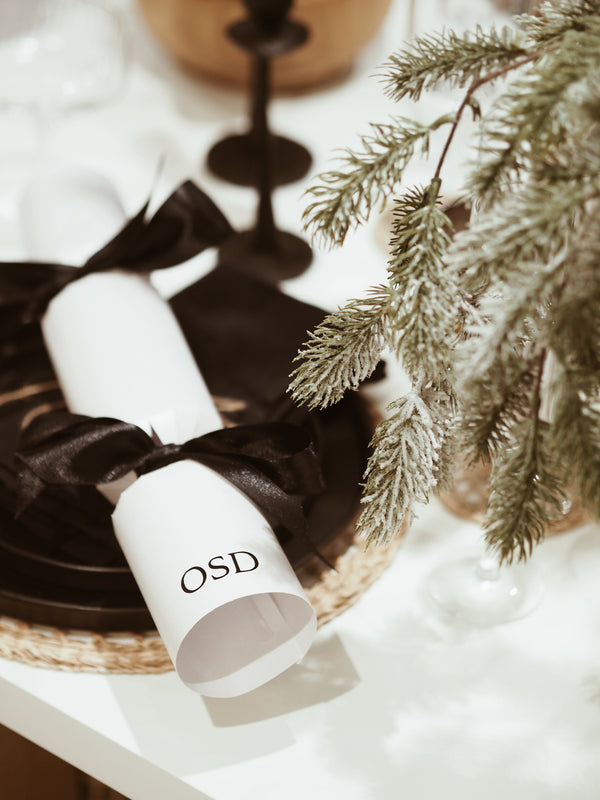 Bespoke Jumbo Christmas Crackers White
