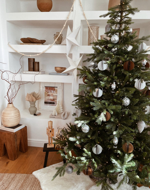 White Recycled Paper Decoration