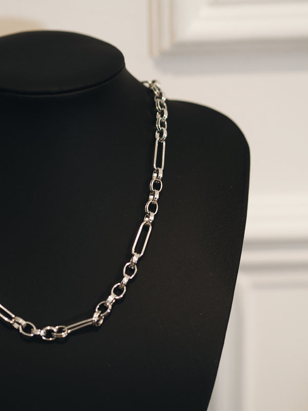 Link and Loop Chain Silver