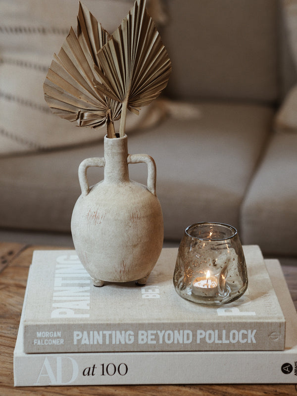 Terracotta Double Handled Vase