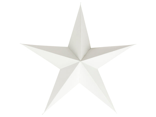 Foldable White Star