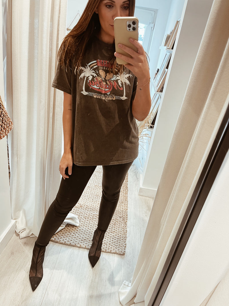 High Line Leather Leggings
