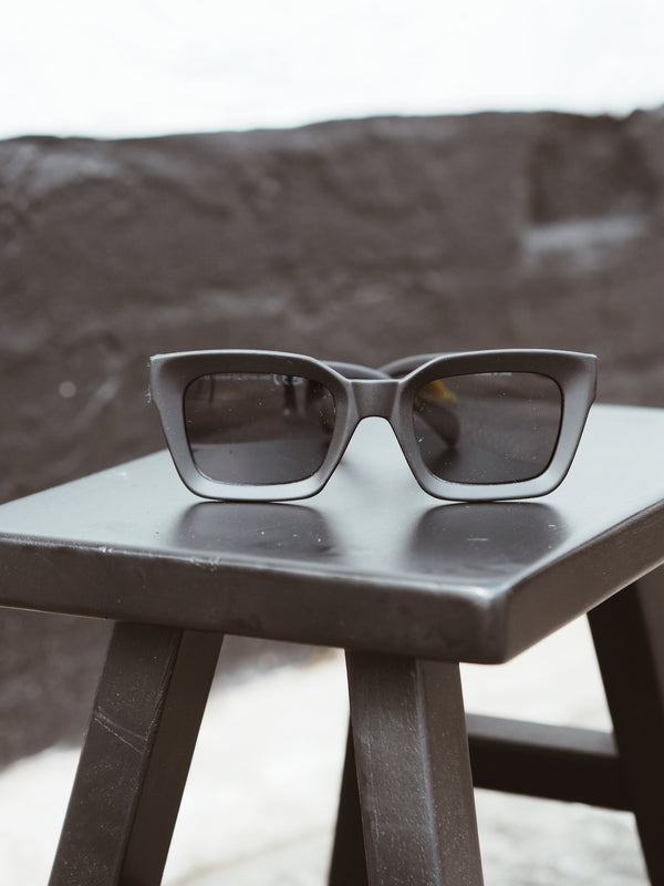 Palm Springs Sunglasses in Matt Black