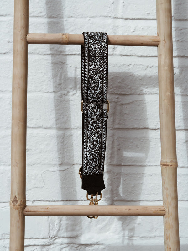 Bandana Bag Strap - Black