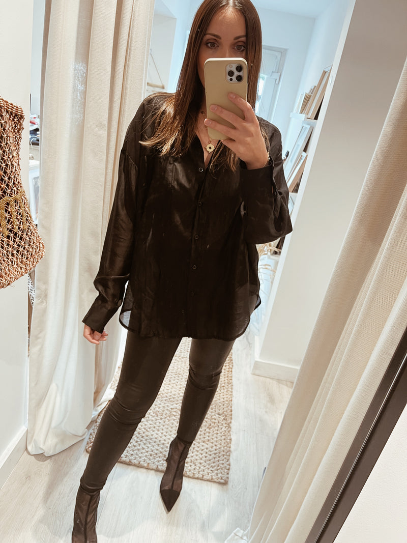 High Line Leather Leggings