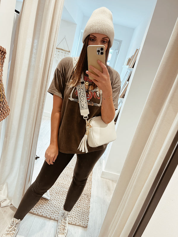 High Line Leather Leggings