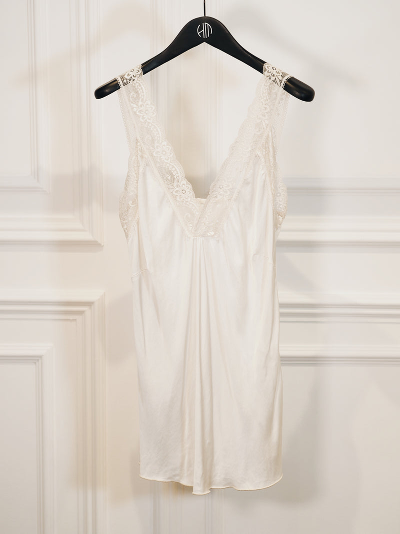 Mon Amour Lace Cami Vintage White