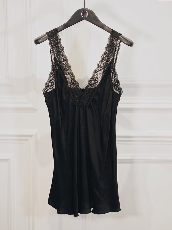 Mon Amour Lace Cami Black