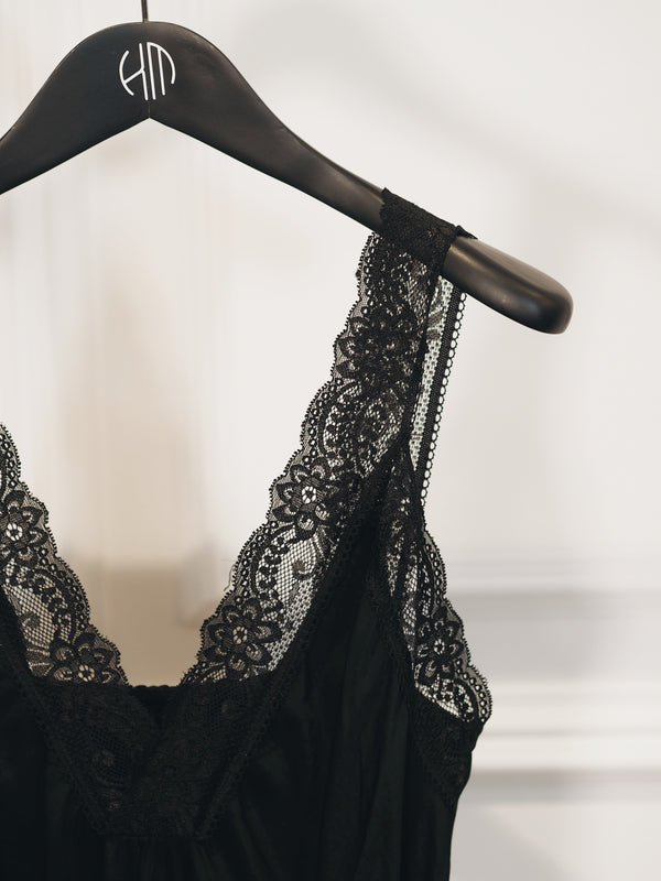 Mon Amour Lace Cami Black