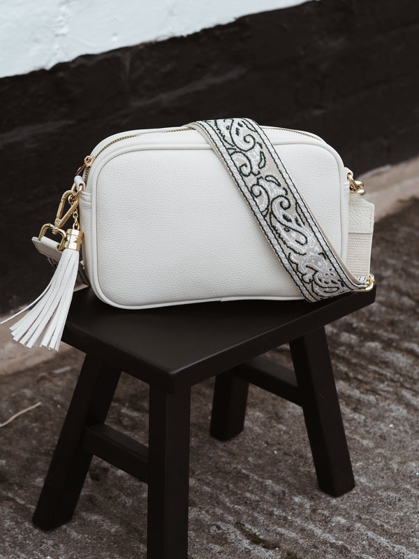 Greenwich Cross Body Bag Cream