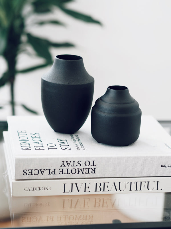 Matt Black Vase