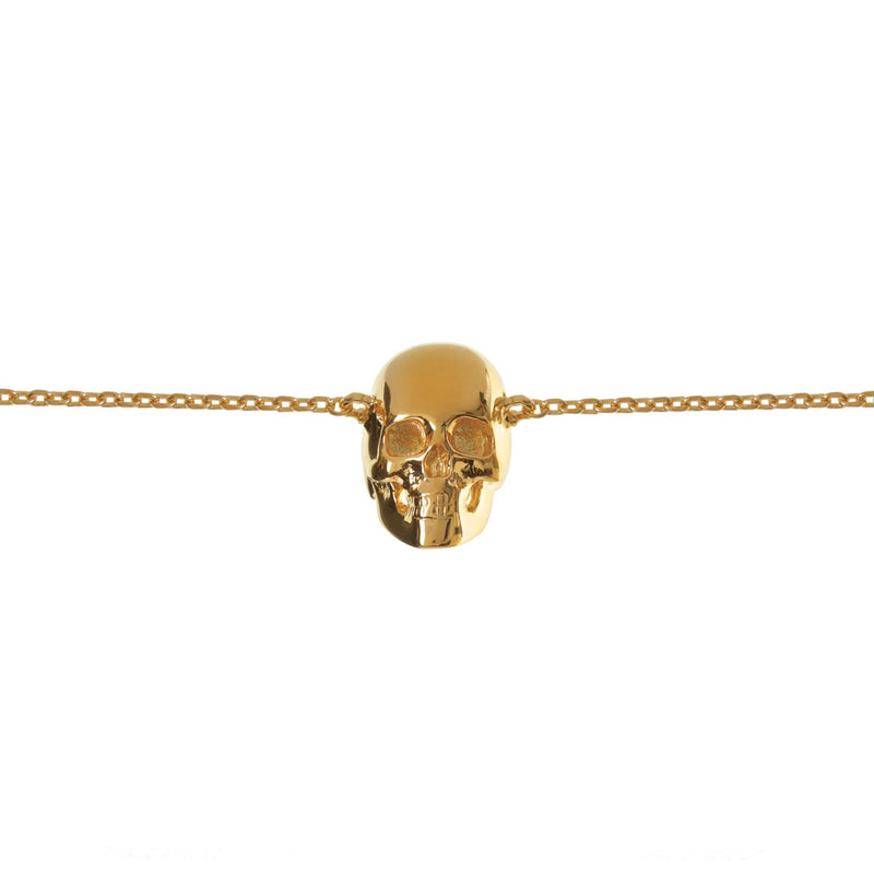 Skull Chain Bracelet Gold