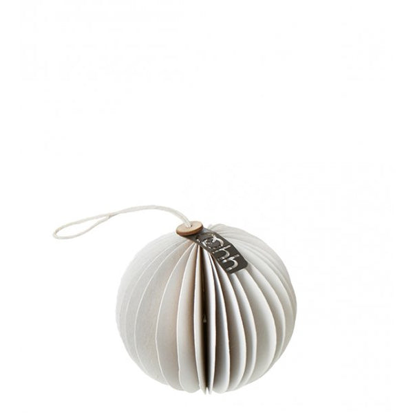 White Recycled Paper Decoration