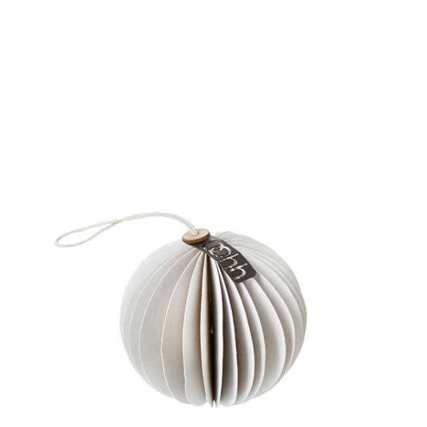 White Recycled Paper Decoration