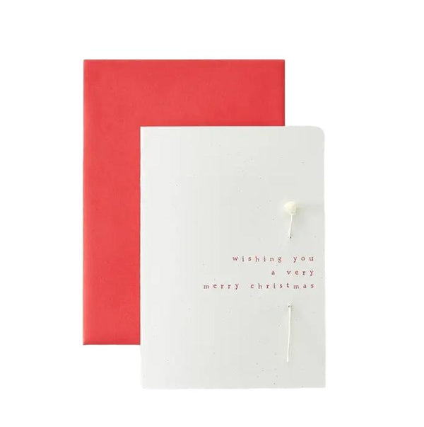 Wishing you a very Merry Christmas Greeting Card