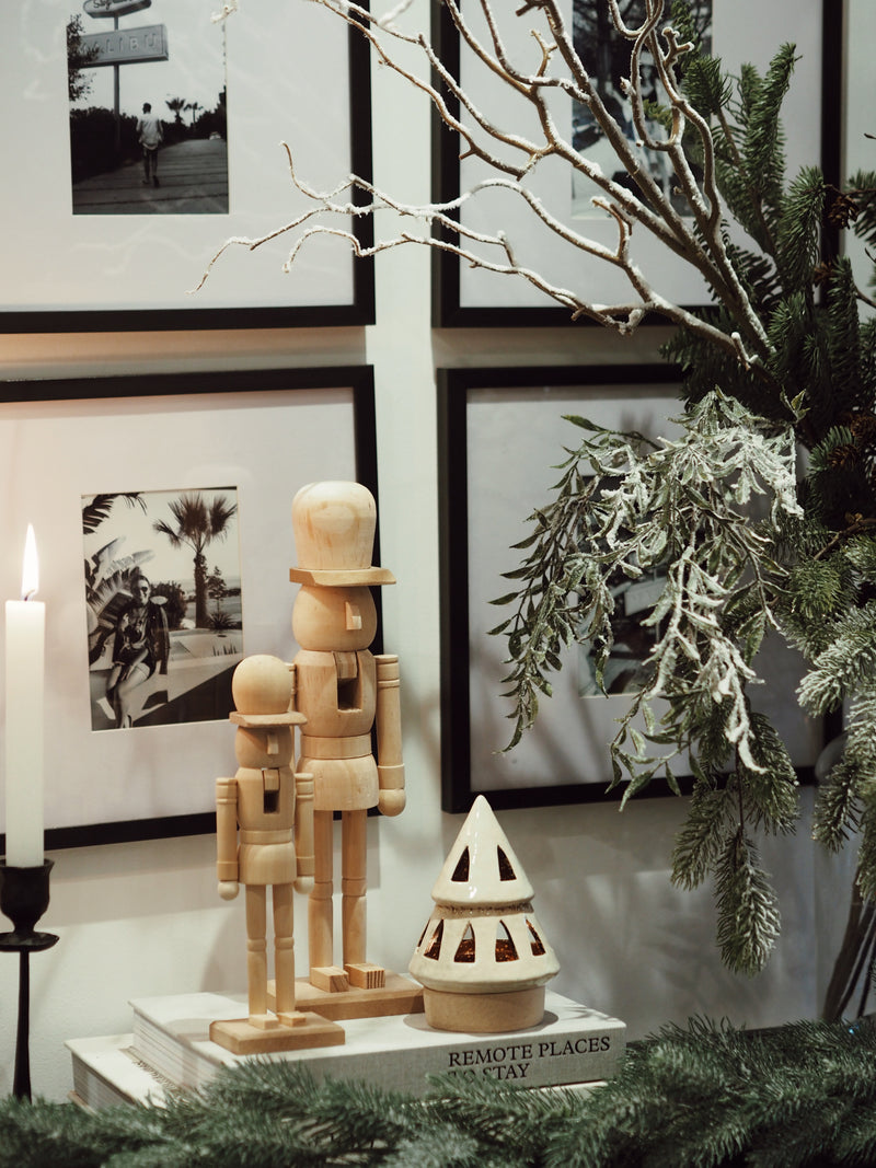 Stoneware Christmas Tree Candle Holder