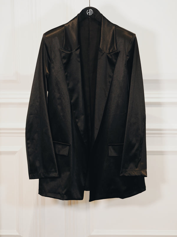 Take Me To Paris Satin Blazer